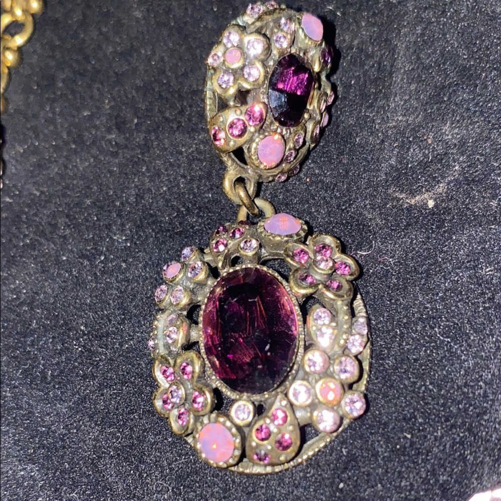 Heidi Daus "Spring Bling" Necklace and Earrings - Picture 3 of 7